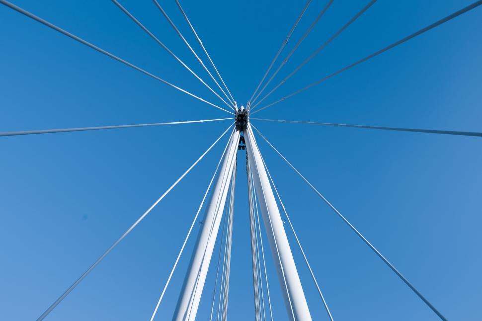 Free Image of Tall White Pole Top View 