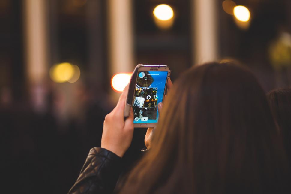 Free Image of Person Taking a Picture With a Cell Phone 