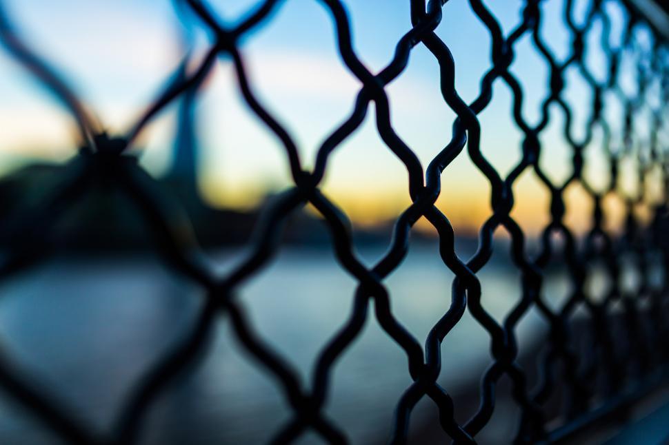 Free Image of Close Up of Chain Link Fence 