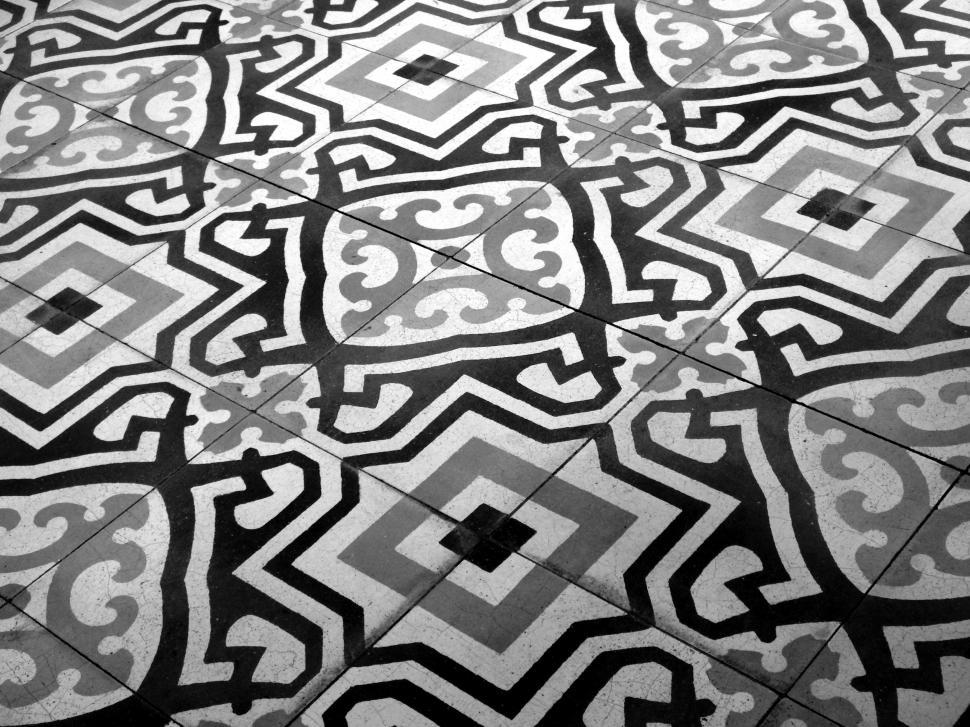 Free Image of Vintage Patterned Floor  