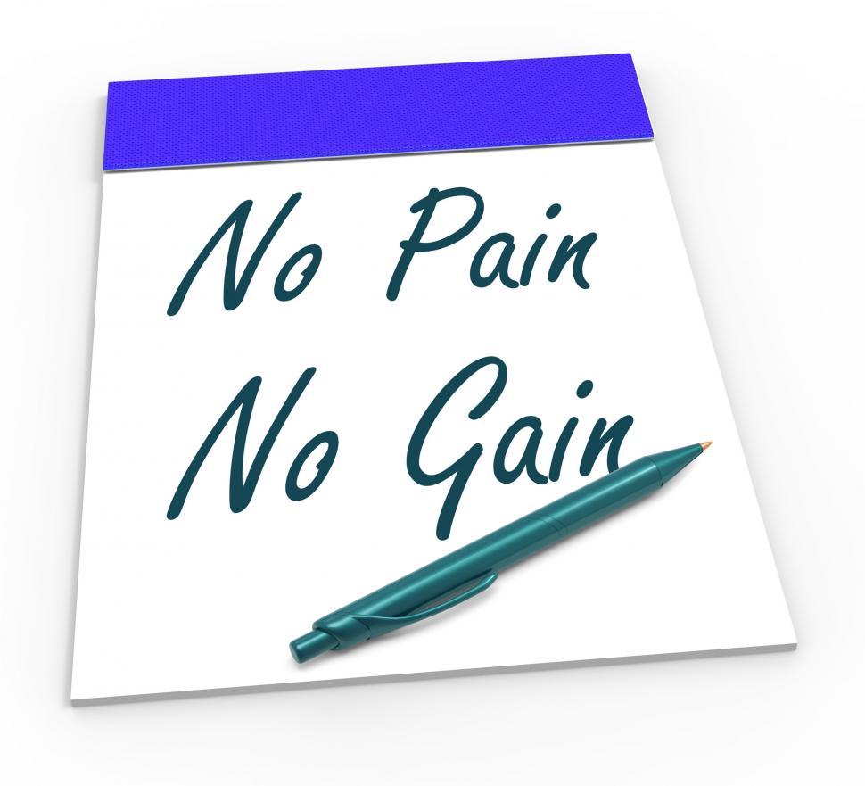 Free Image of No Pain No Gain Means Toil And Achievements 