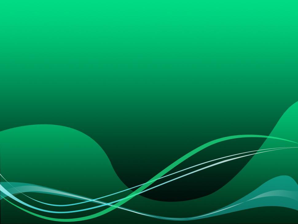 Free Image of Green Curvy Background Means Digital Art Wallpaper 