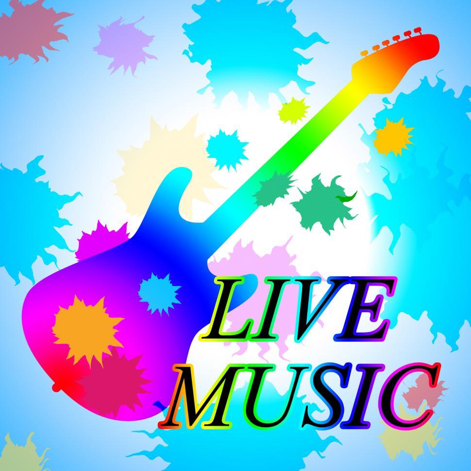 Free Image of Live Music Indicates Sound Track And Audio 