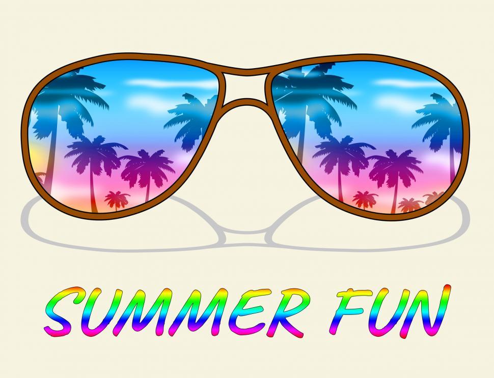 Free Image of Summer Fun Represents Jubilant Cheerful And Happy 