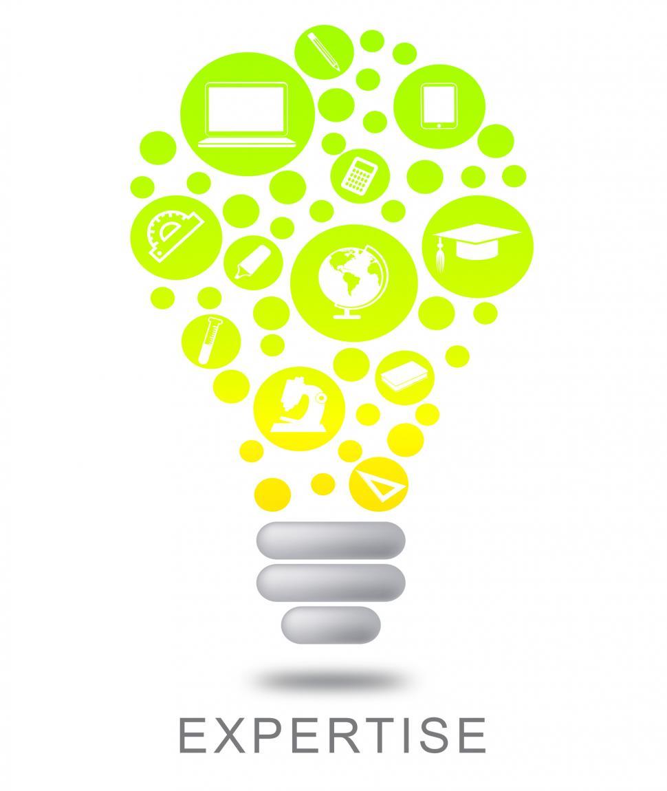 Free Image of Expertise Lightbulb Indicates Proficient Skills And Experience 