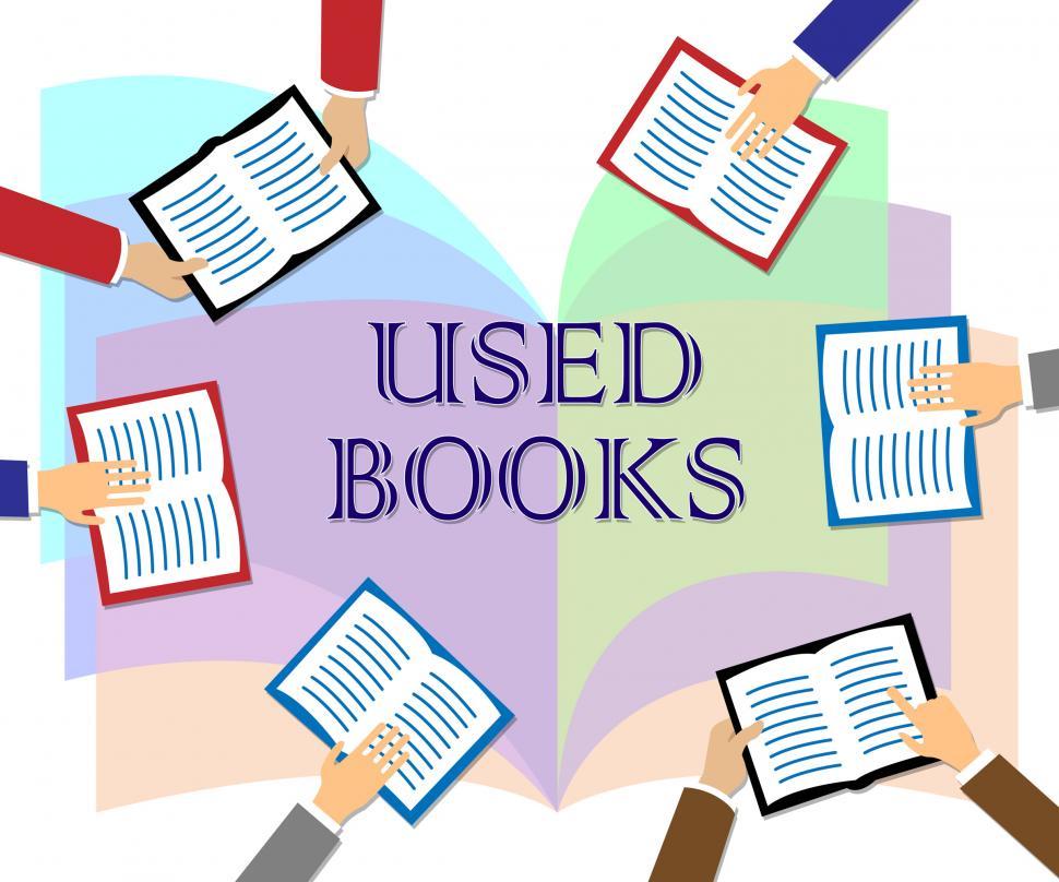 Free Image of Used Books Indicates Second Hand And Fiction 