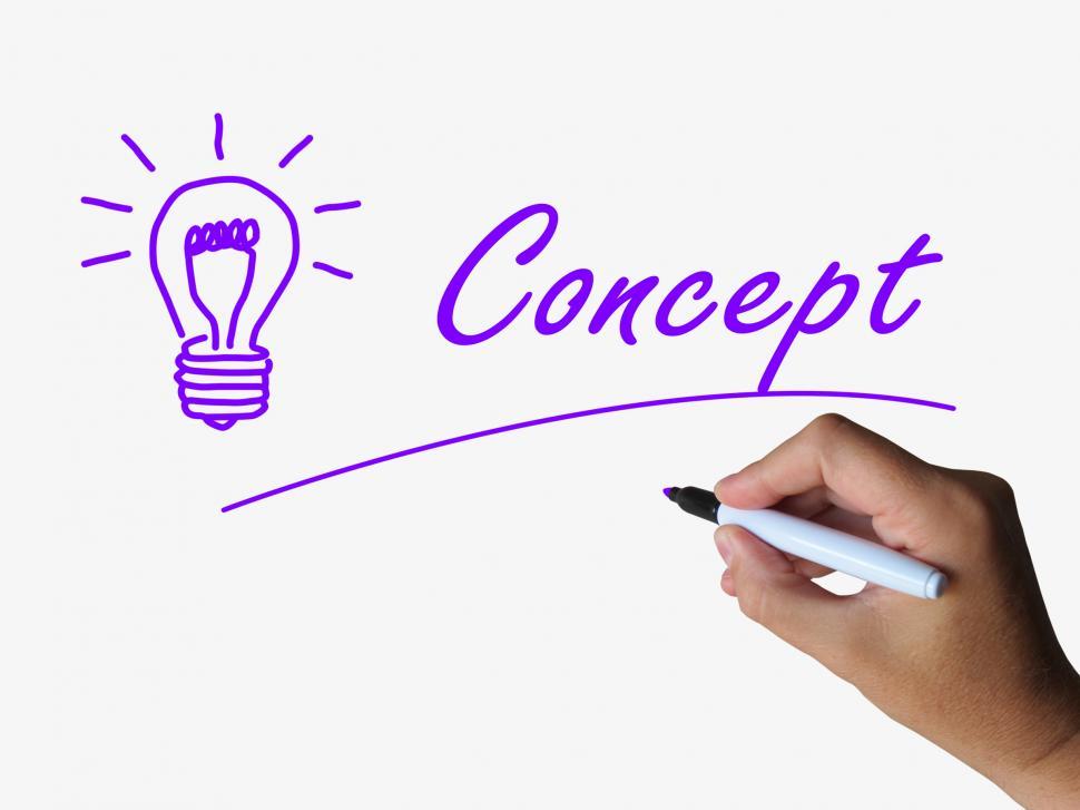 Free Image of Concept and Lightbulb Show Conception Ideas and thinking 