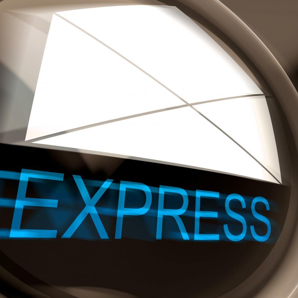 Free Image of Express Mail Means Fast And Priority Post 