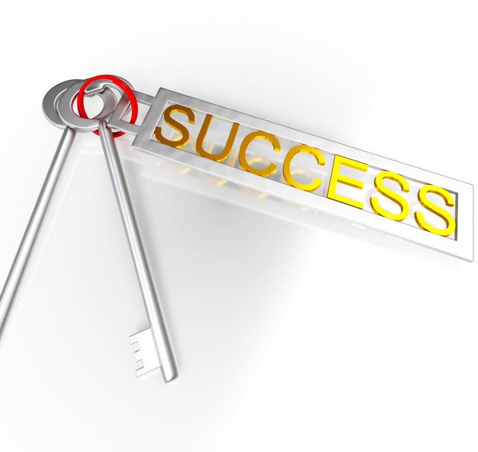 Free Image of Success Keys Shows Victory Achievement Or Succeed 