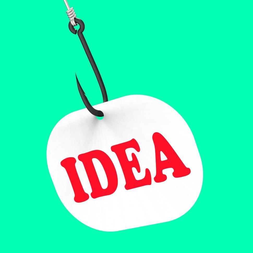 Free Image of Idea On Hook Shows Innovations And Creativity 