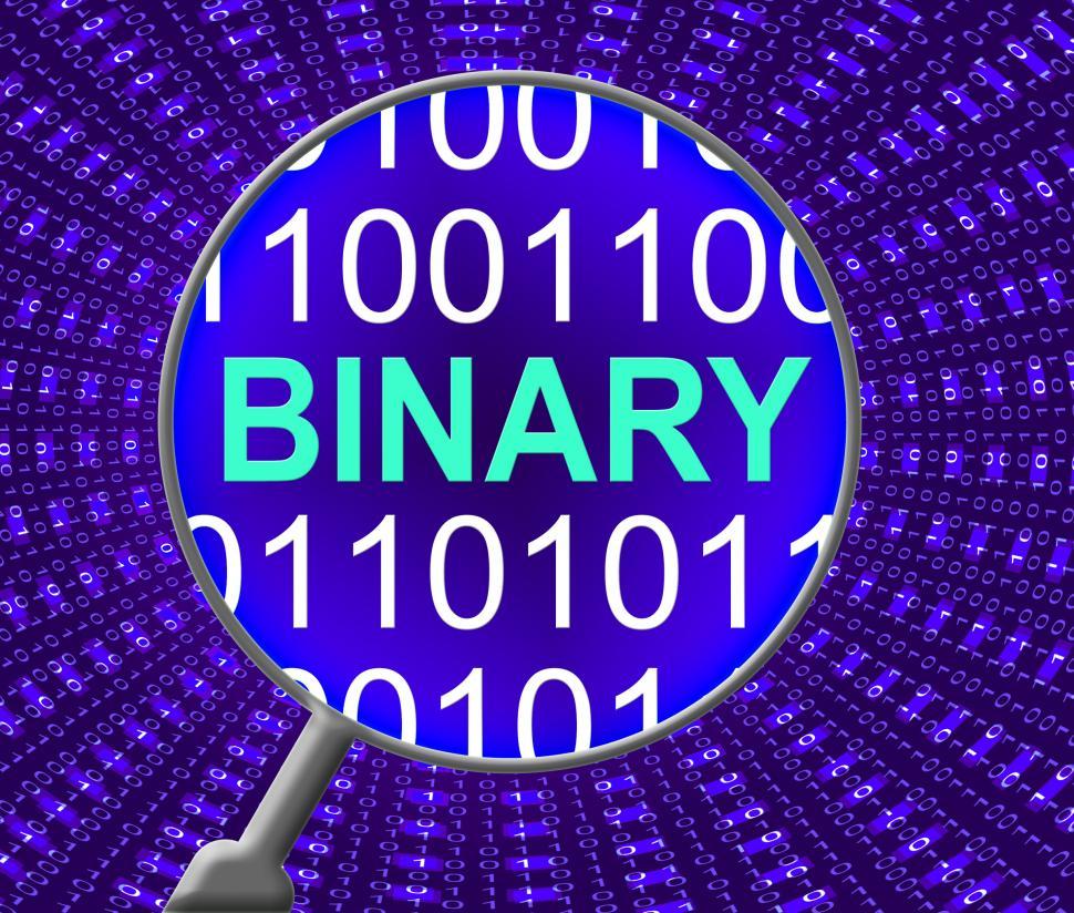 Free Image of Binary Data Represents Virtual Encode And Bytes 