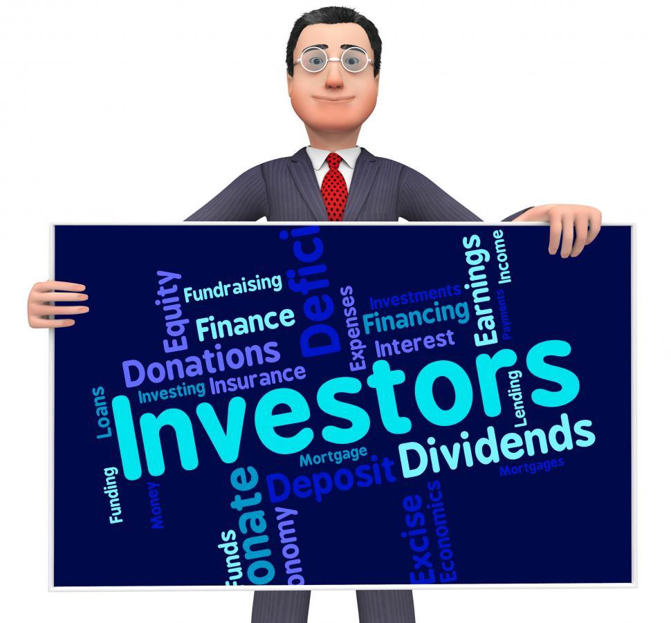 Free Image of Investors Word Means Return On Investment And Growth 