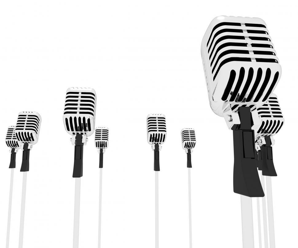 Free Image of Microphones Speeches Shows Mic Music Performance Or Performing 