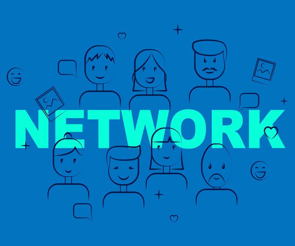 Free Image of People Network Indicates Social Media And Togetherness 