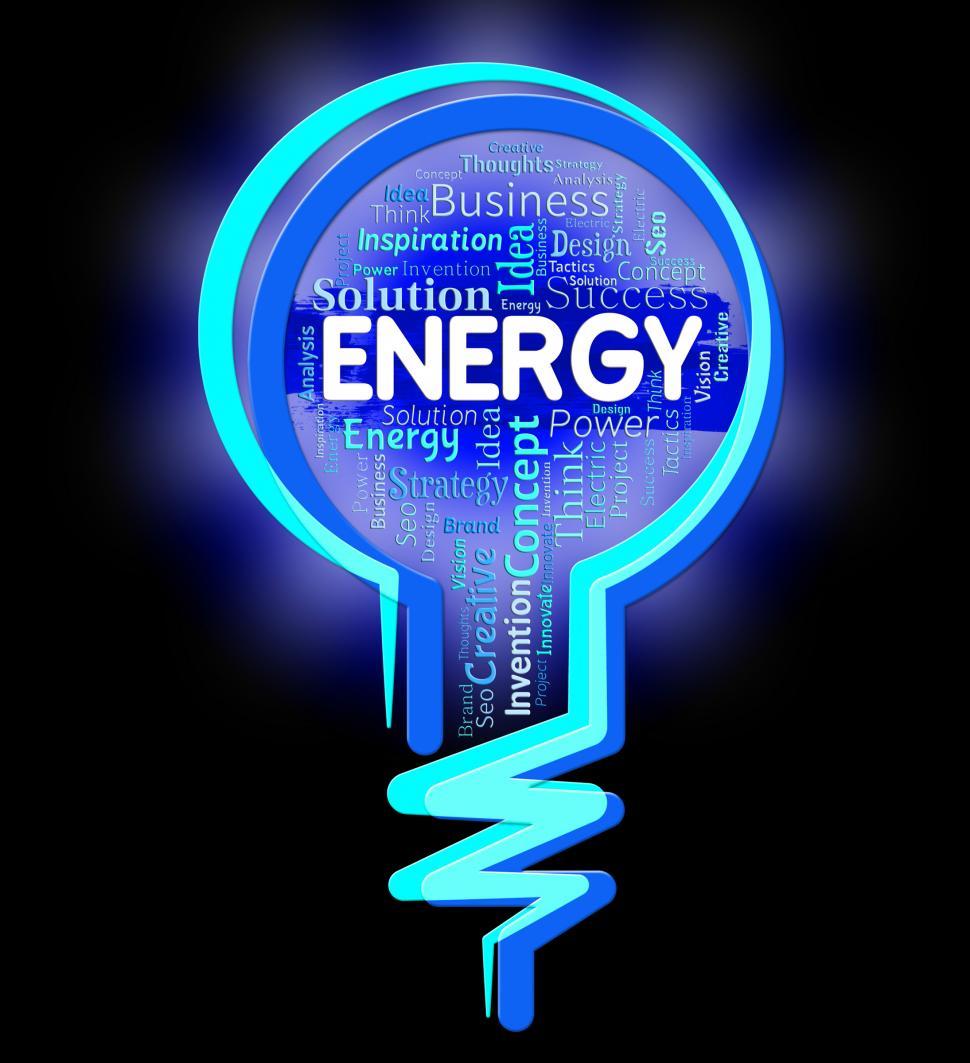 Free Image of Energy Lightbulb Shows Power Source And Electric 