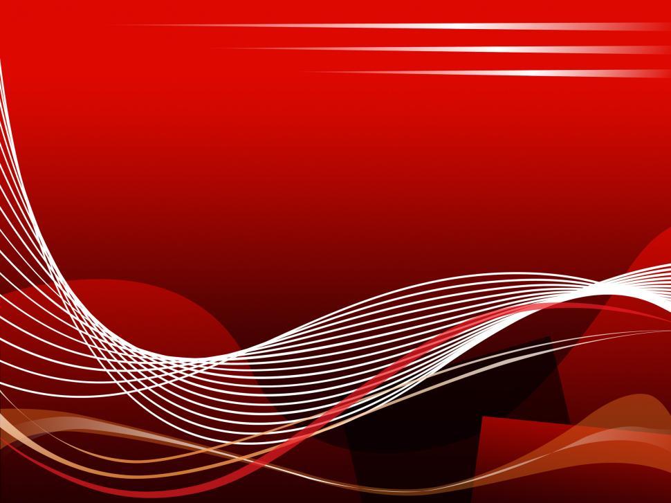 Free Image of Red Curvy Background Means Flowing Wave Or Abstract Design 