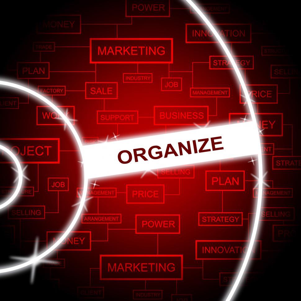 Free Image of Organize Word Represents Arrange Structured And Organized 