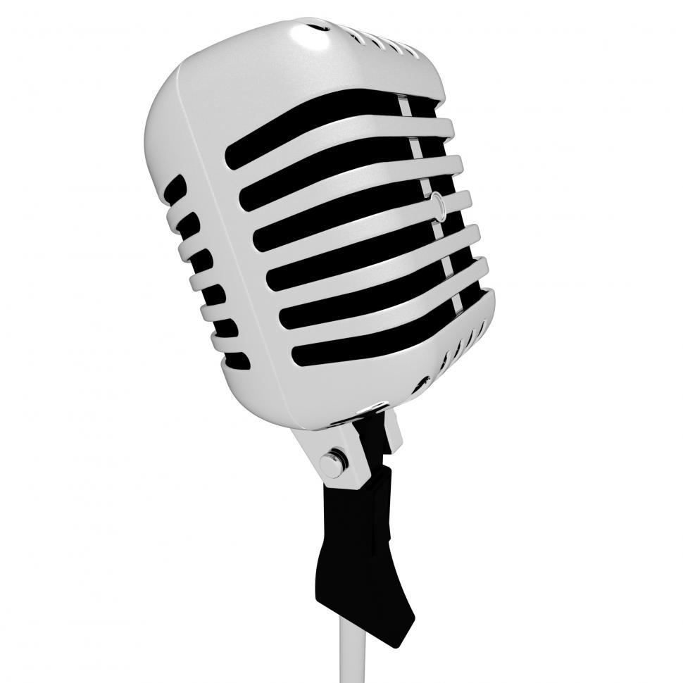 Free Image of Microphone Closeup Shows Mic Concert Talent Or Show  