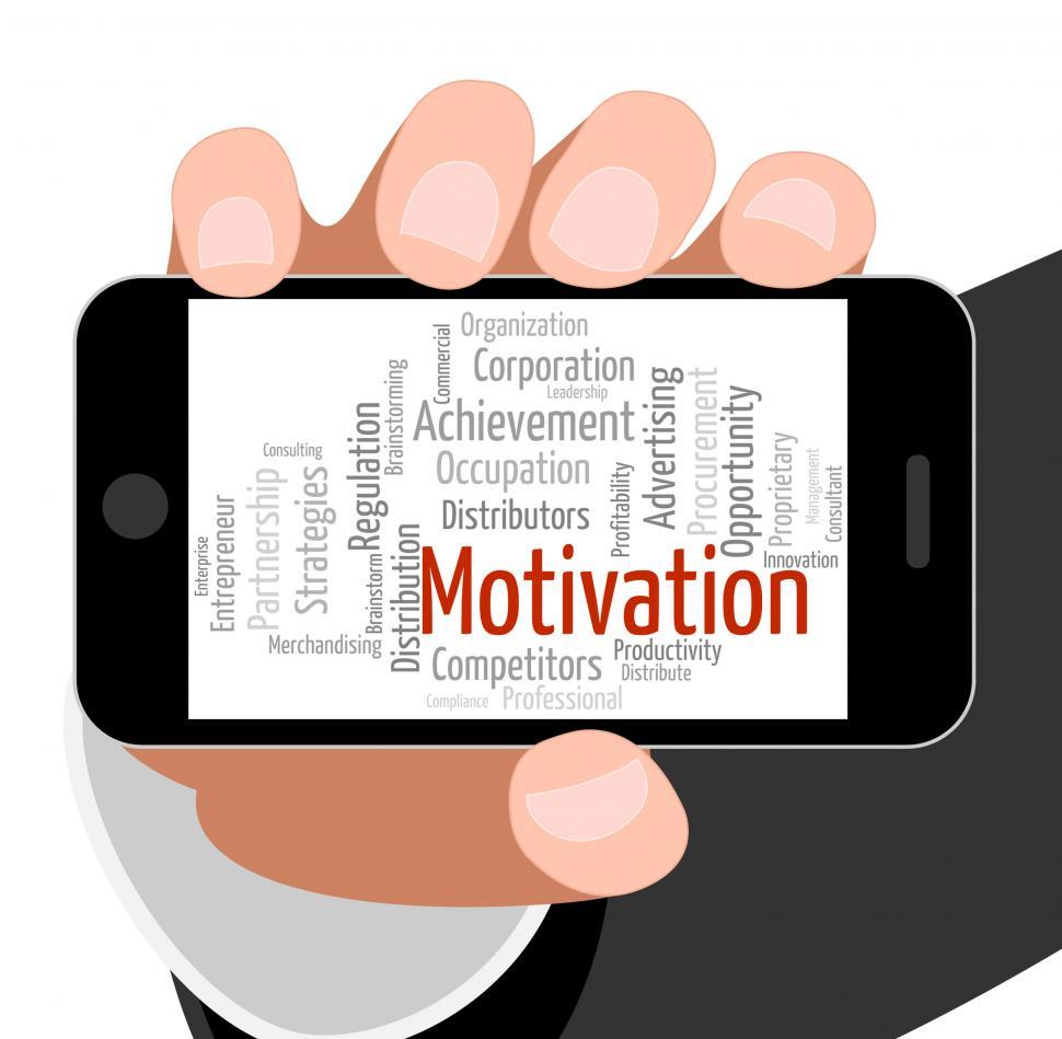 Free Image of Motivation Word Represents Do It Now And Motivate 