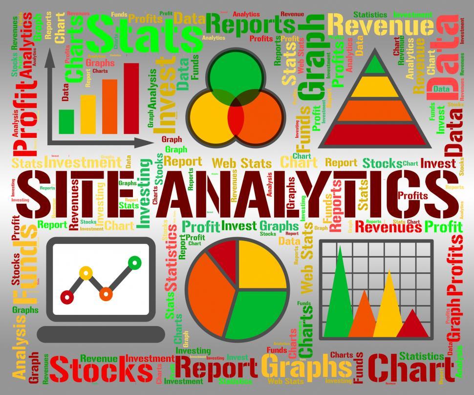 Free Image of Site Analytics Indicates Infochart Chart And Web 