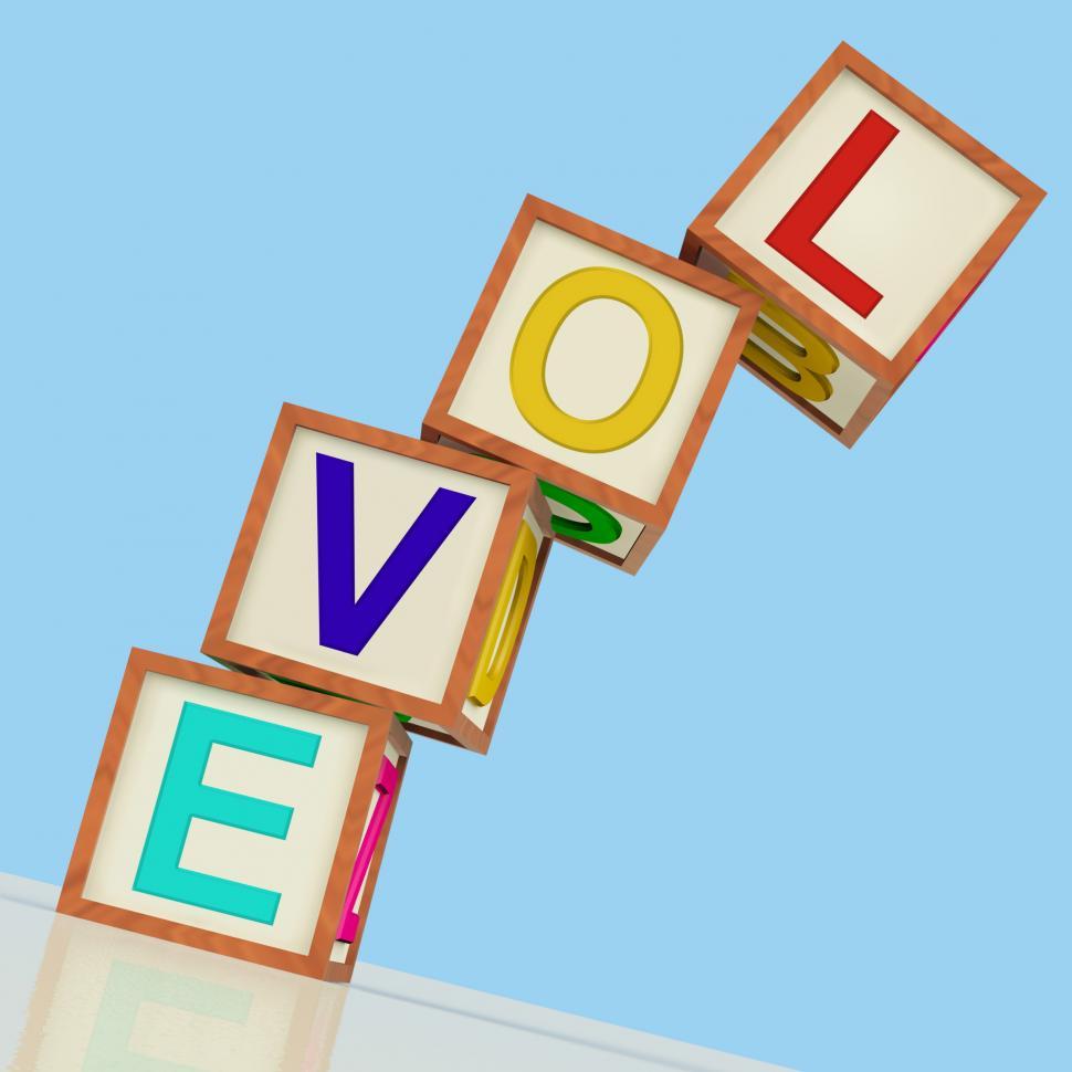 Free Image of Love Blocks Show Friendship Romance Or Marriage 
