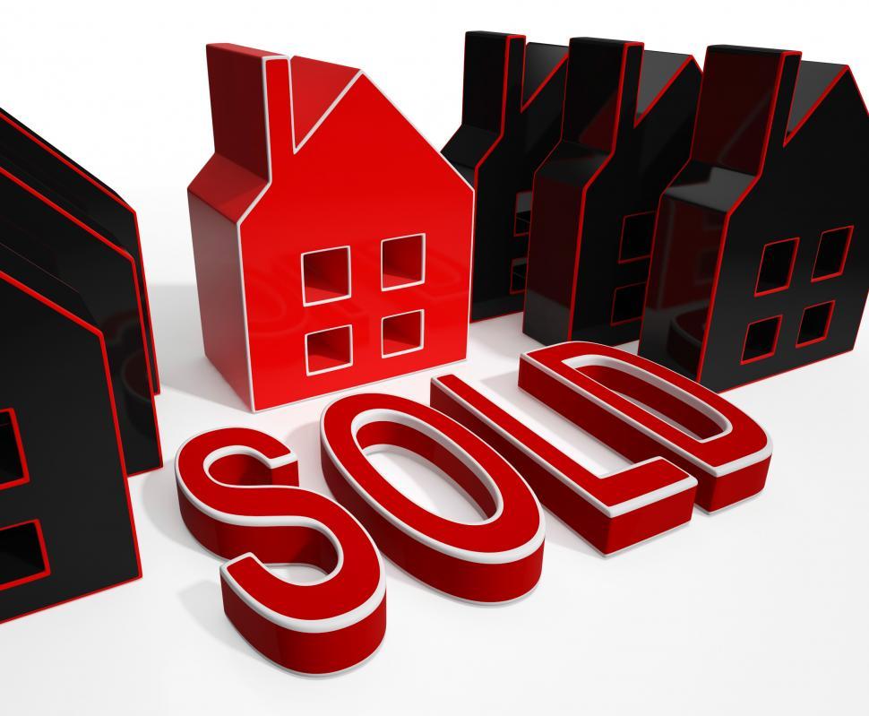 Free Image of Sold House Displays Sale Of Real Estate 
