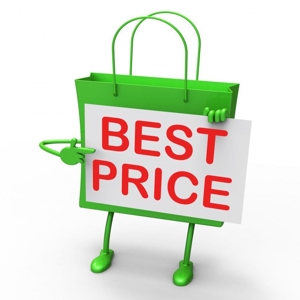 Free Image of Best Price Bag Represents Bargains and Discounts 