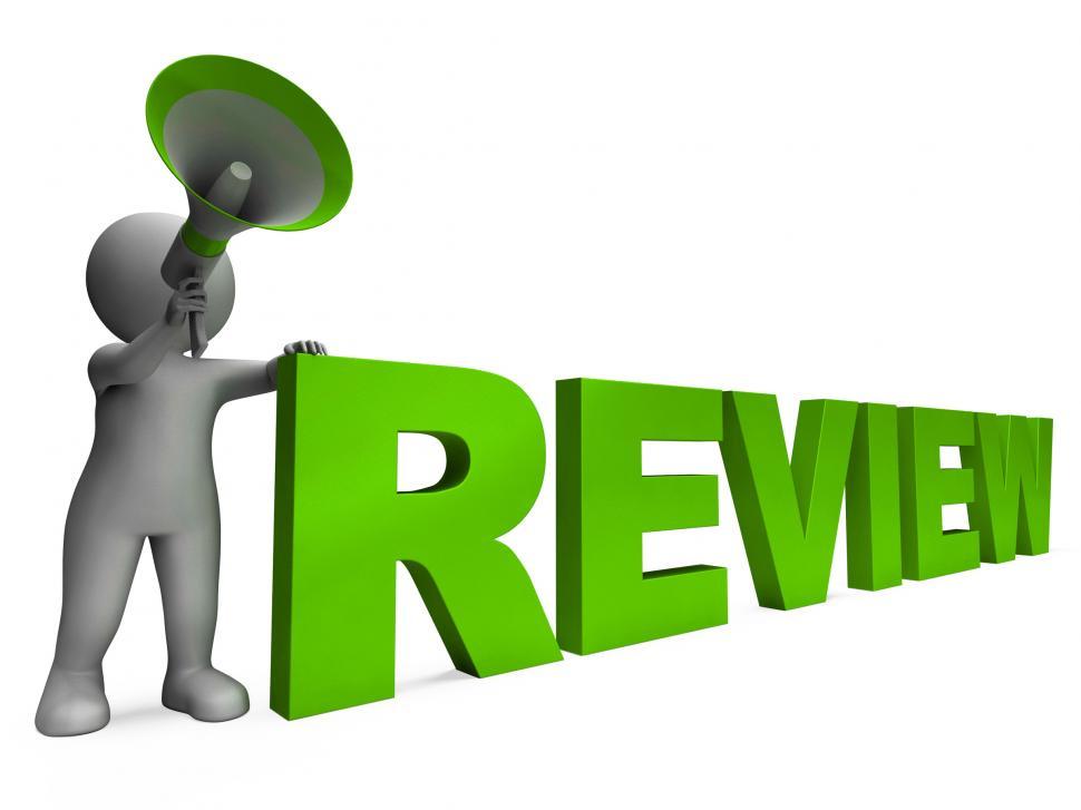 Free Image of Review Character Shows Assessing Evaluating Evaluate And Reviews 