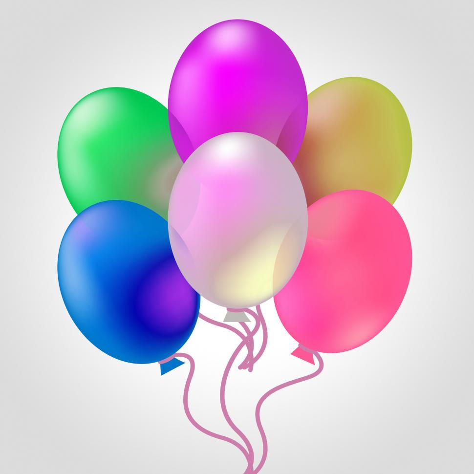 Free Image of Celebrate With Balloons Indicates Joy Cheerful And Celebrates 