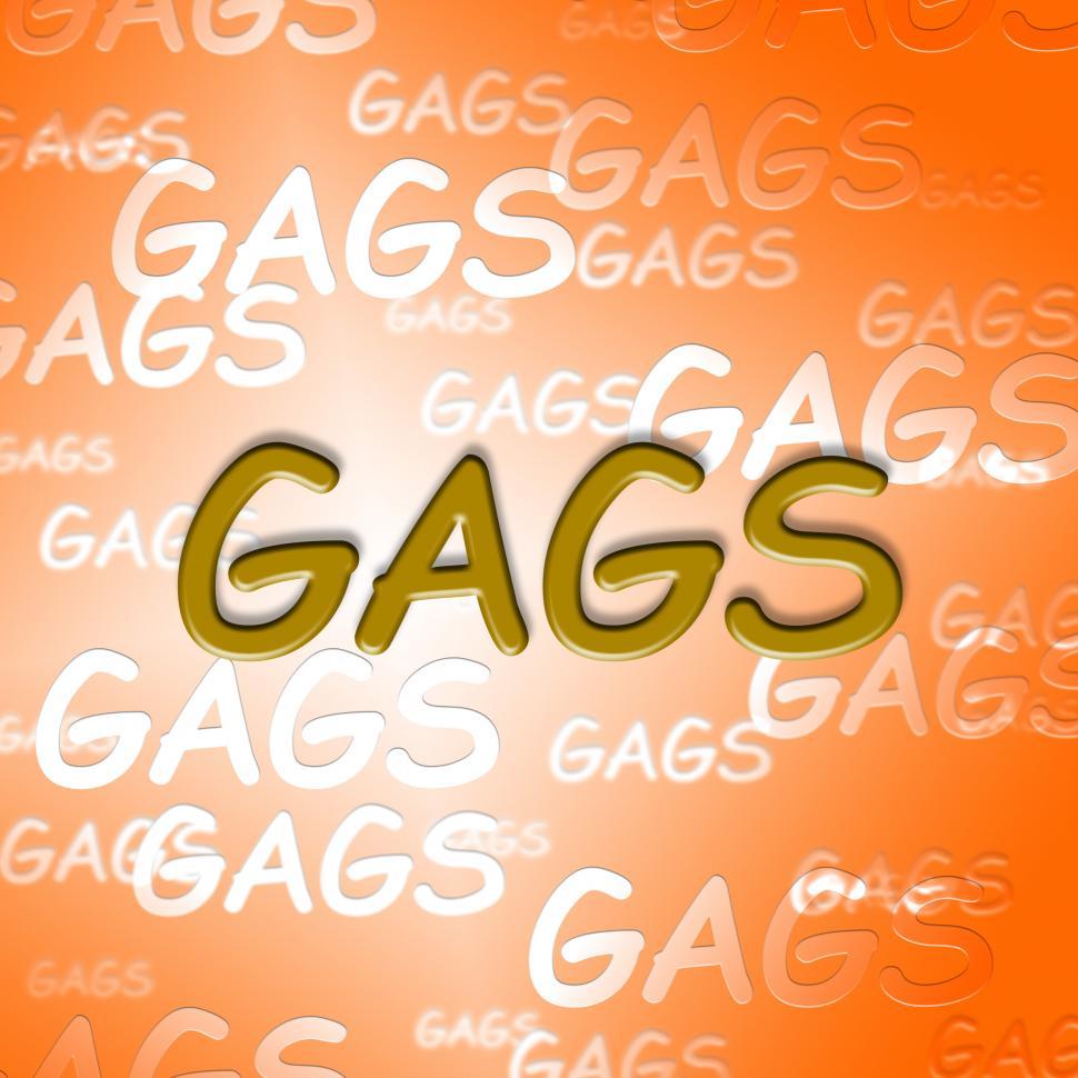 Free Image of Gags Words Means Ha Jokes And Laughter 