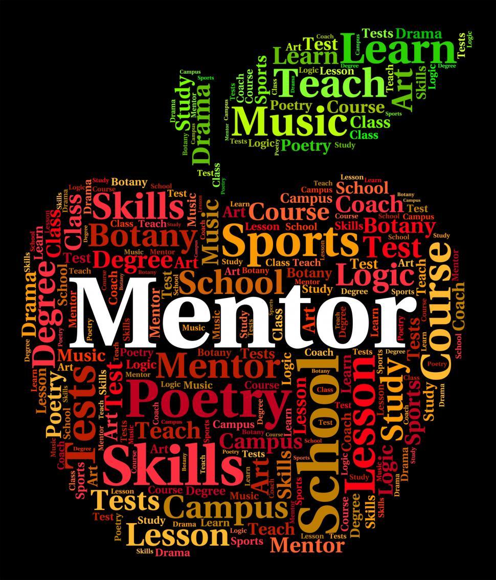 Free Image of Mentor Word Represents Text Counsellors And Confidants 