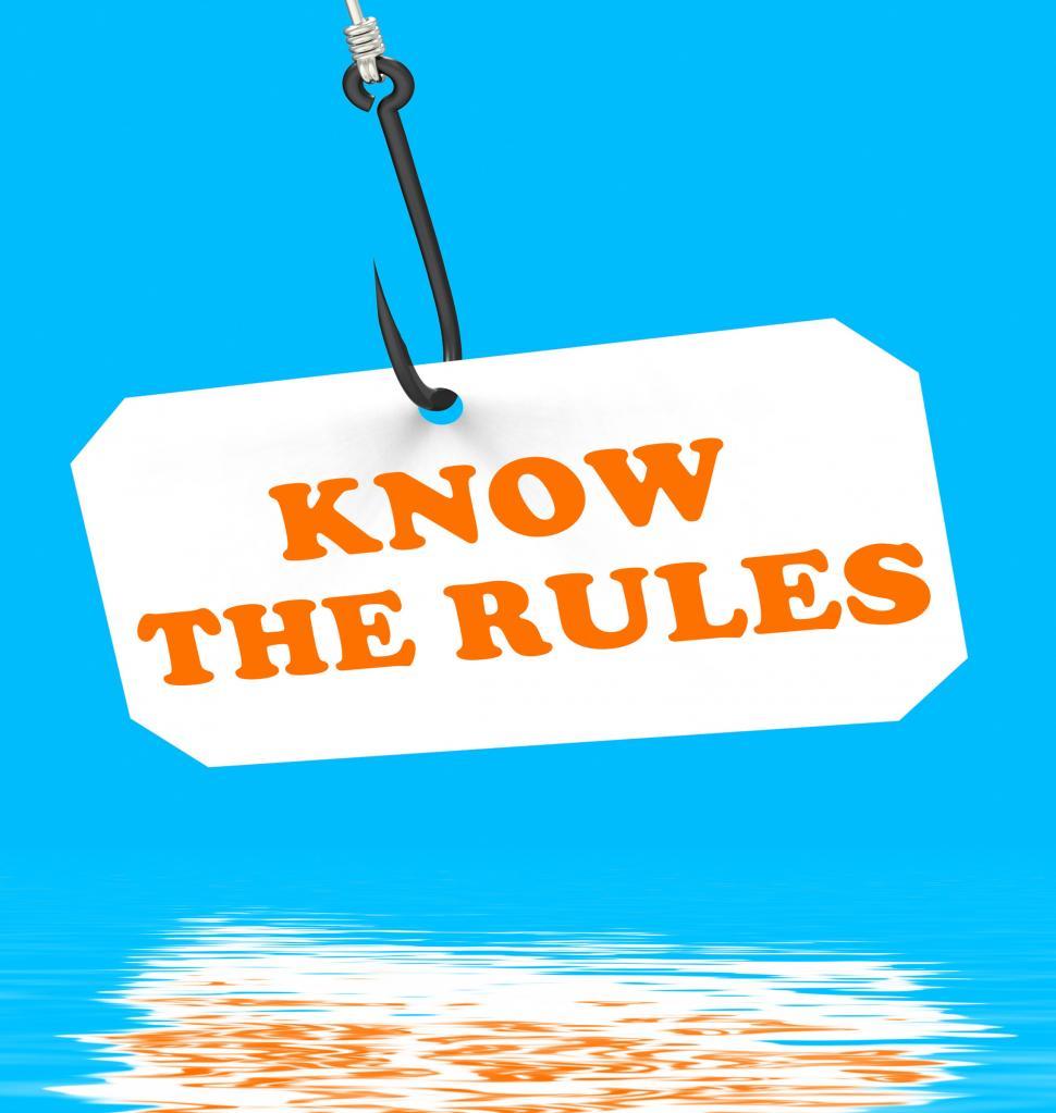 Free Image of Know The Rules On Hook Displays Policy Protocol Or Law Regulatio 