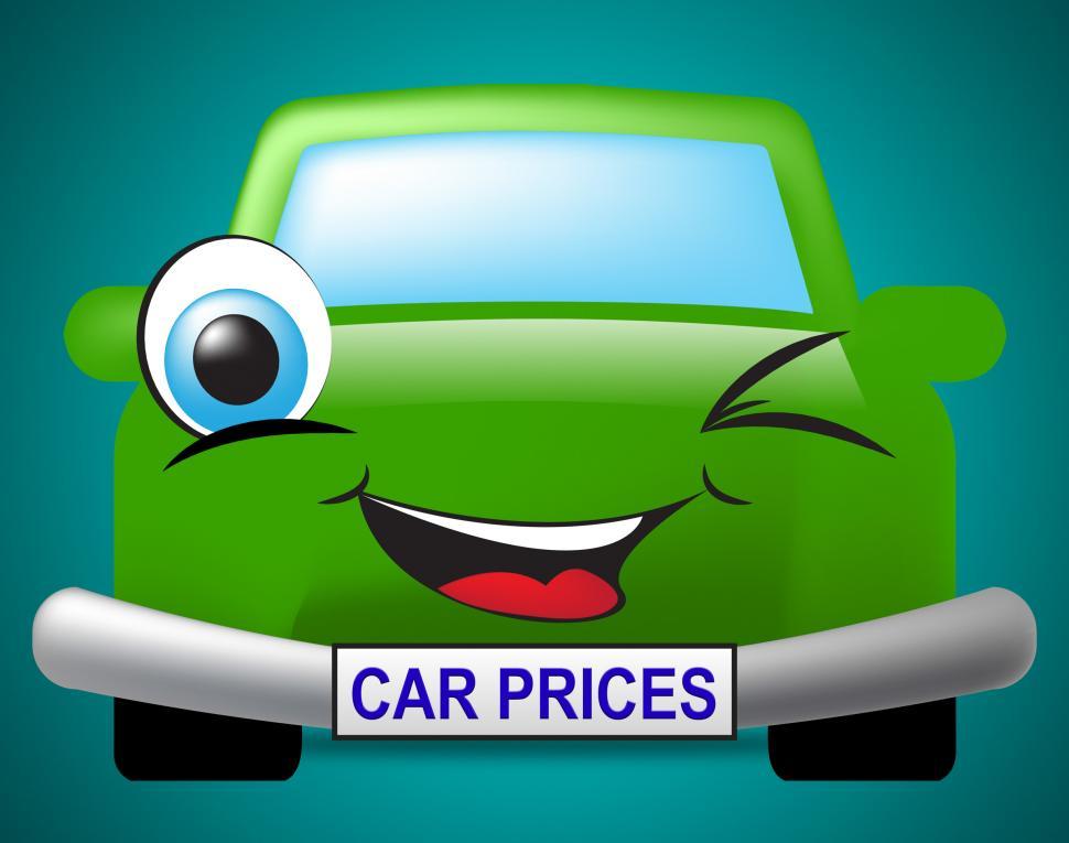 Free Image of Car Prices Means Vehicle Current Price Or Value 