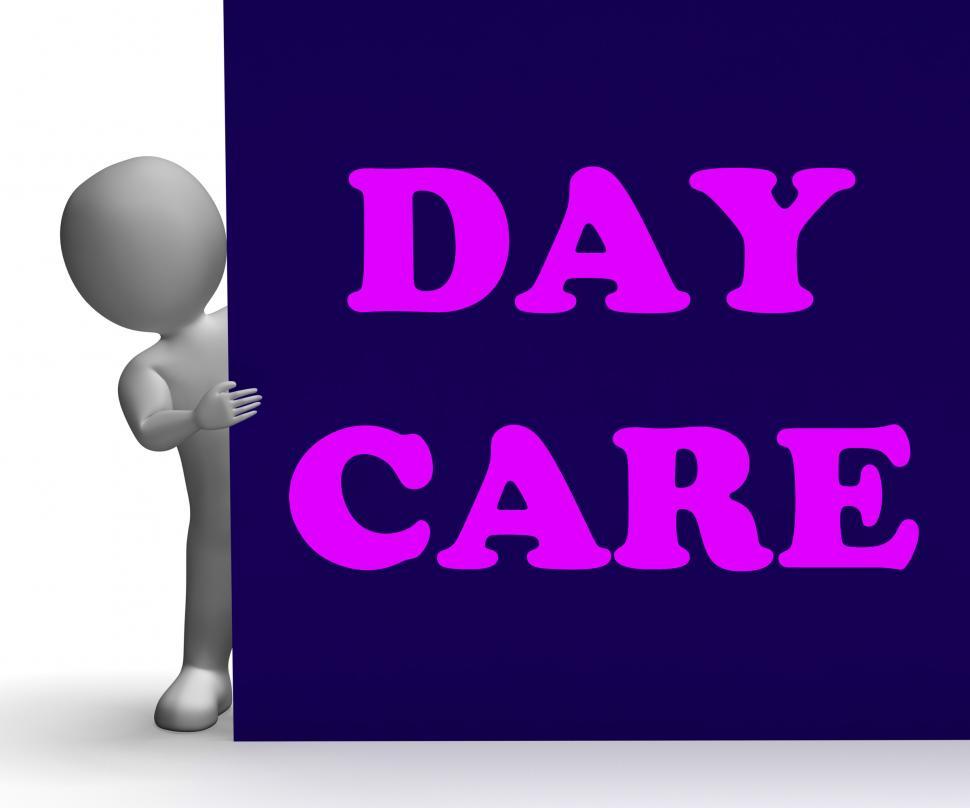 Free Image of Day Care Sign Shows Day Care Centre 