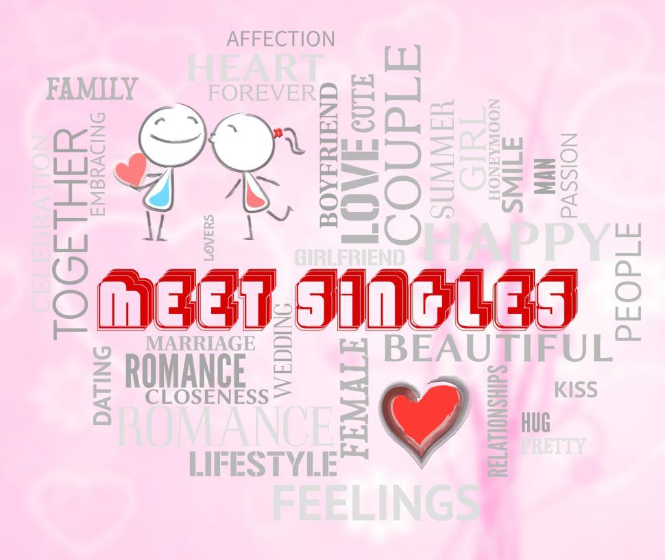Free Image of Meet Singles Indicates Search For Affection And Love 
