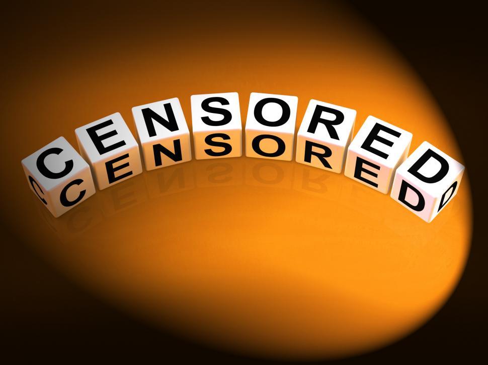 Free Image of Censored Dice Show Edited Blacklisted and Forbidden 