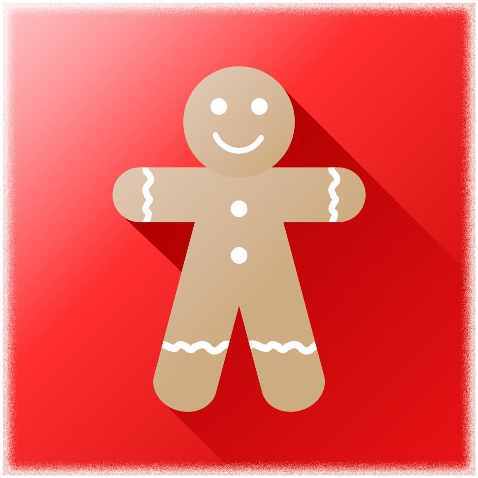 Free Image of Gingerbread Icon Shows Home Baking And Cookies 