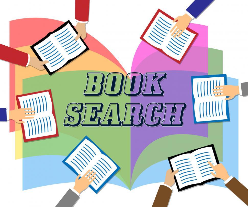 Free Image of Book Search Means Searching Literature And Books 