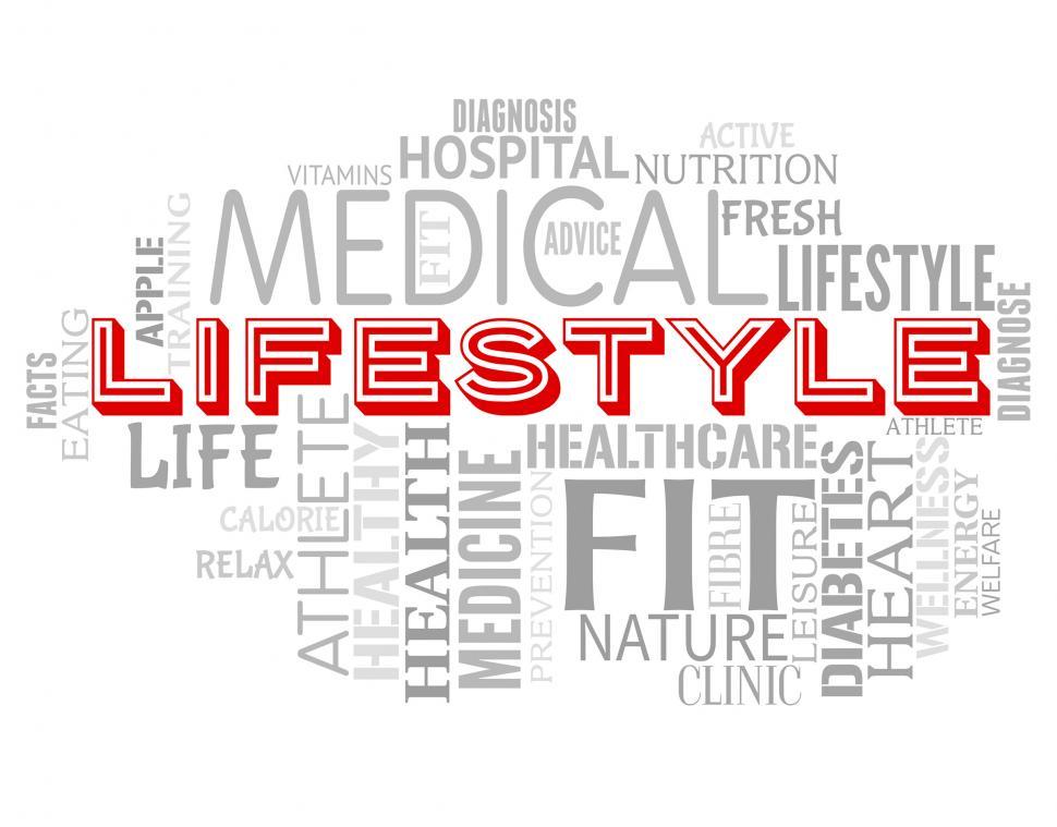 Free Image of Lifestyle Words Means Way Interests And Healthy 