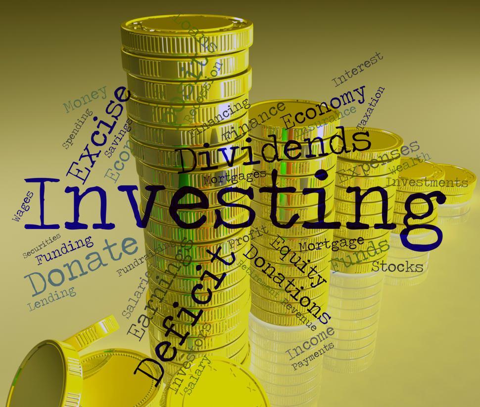 Free Image of Investing Word Represents Return On Investment And Growth 