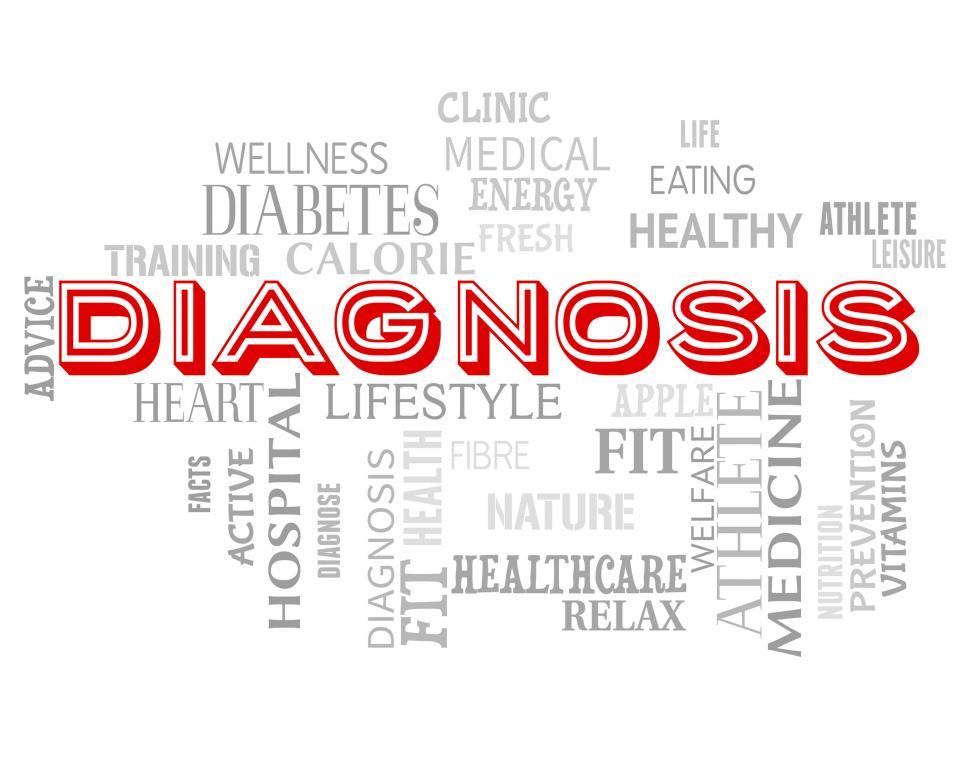 Free Image of Diagnosis Words Shows Diagnosing Health And Disease 