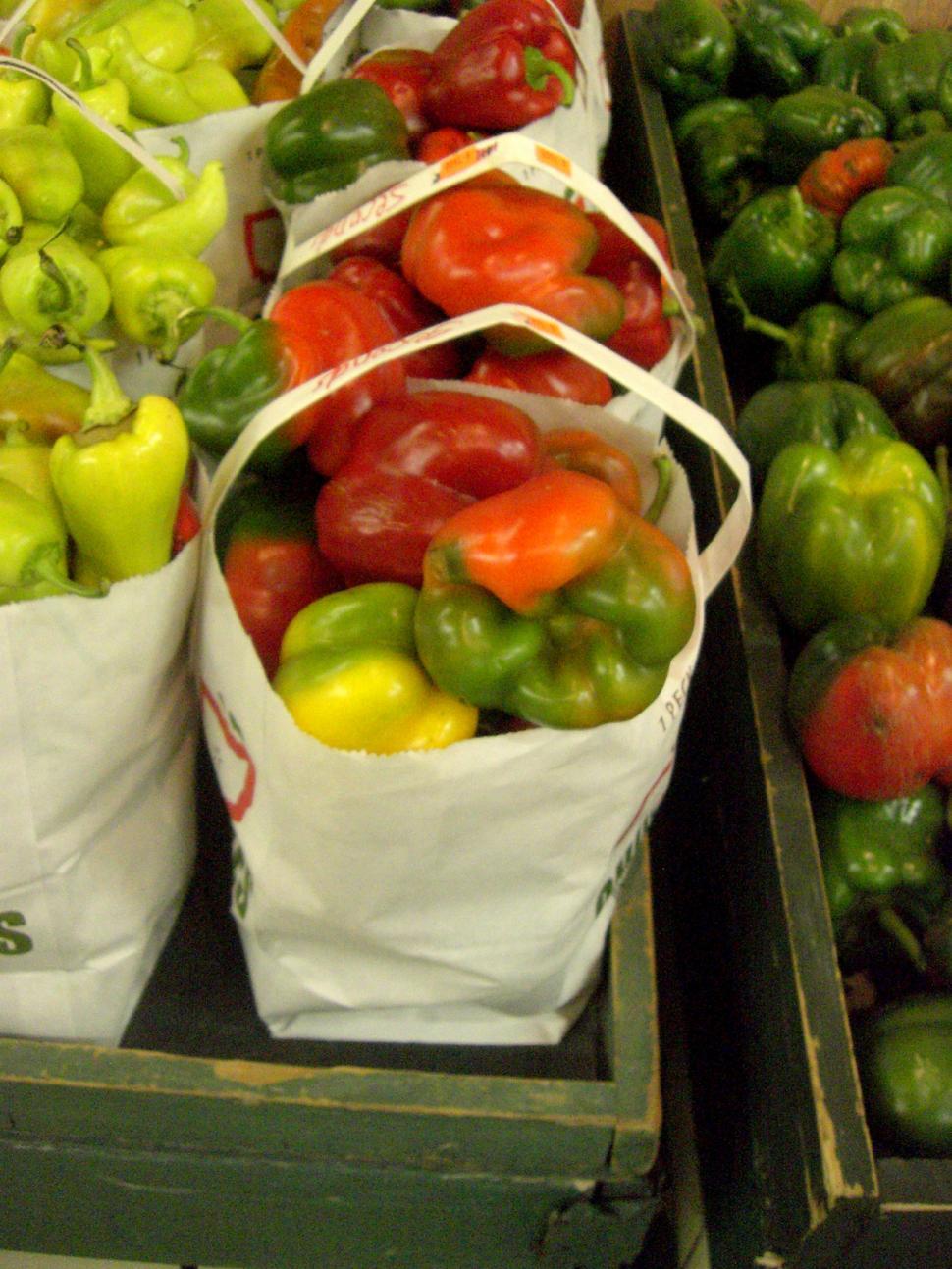 Free Image of Stack of Various Pepper Bags 