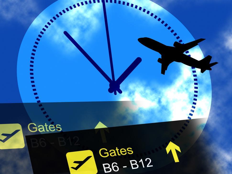 Free Image of Flight Departures Indicates Airline Aeroplane And Schedules 