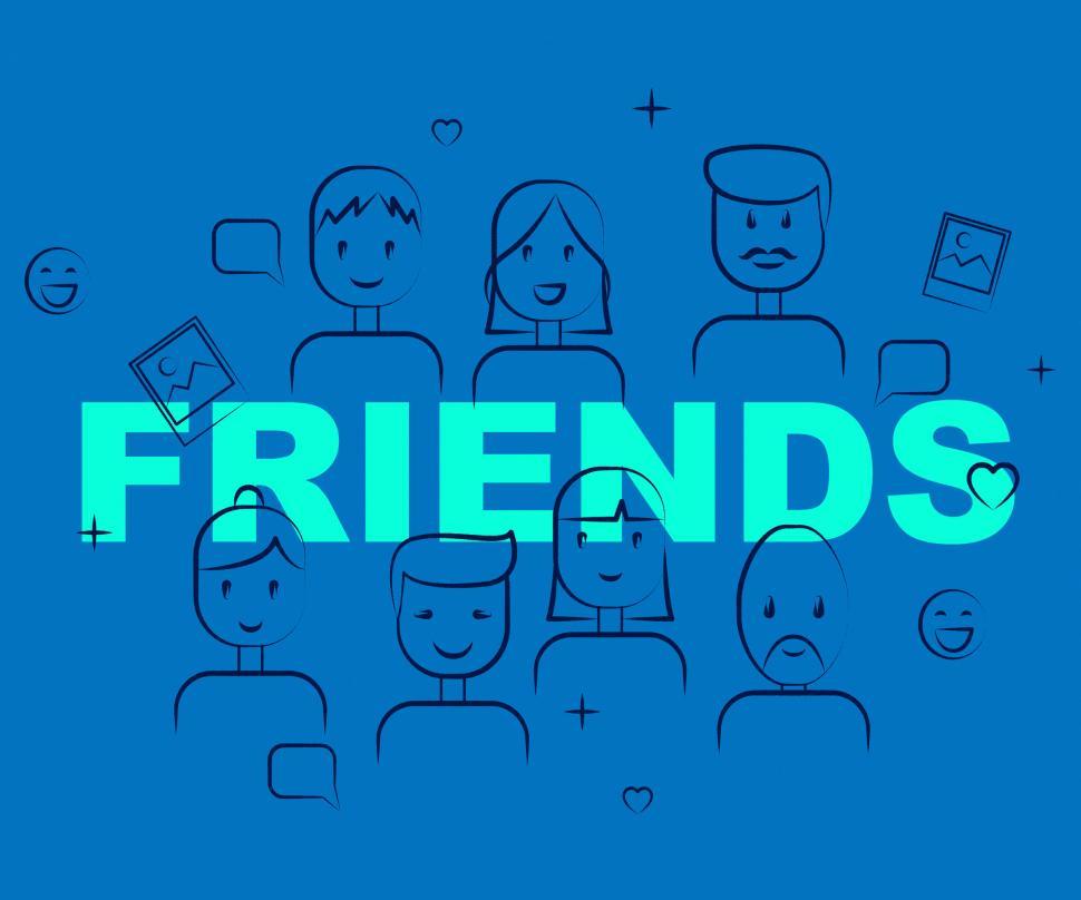 Free Image of Friends Together Means Group Buddies And Friendship 