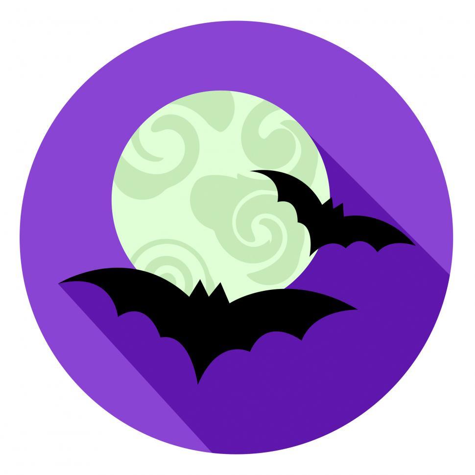 Free Image of Halloween Bats Icon Indicates Sign Scary And Horror 