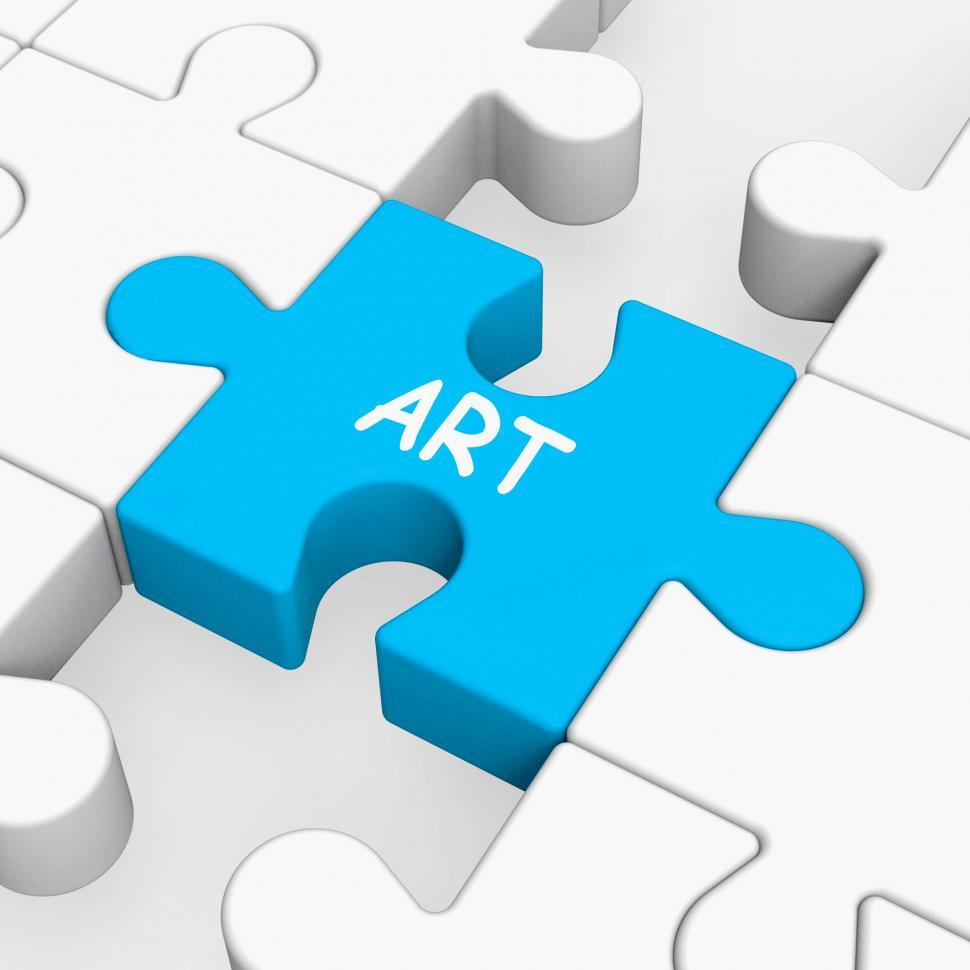 Free Image of Art Puzzle Shows Arts Artistic Artist And Artwork  