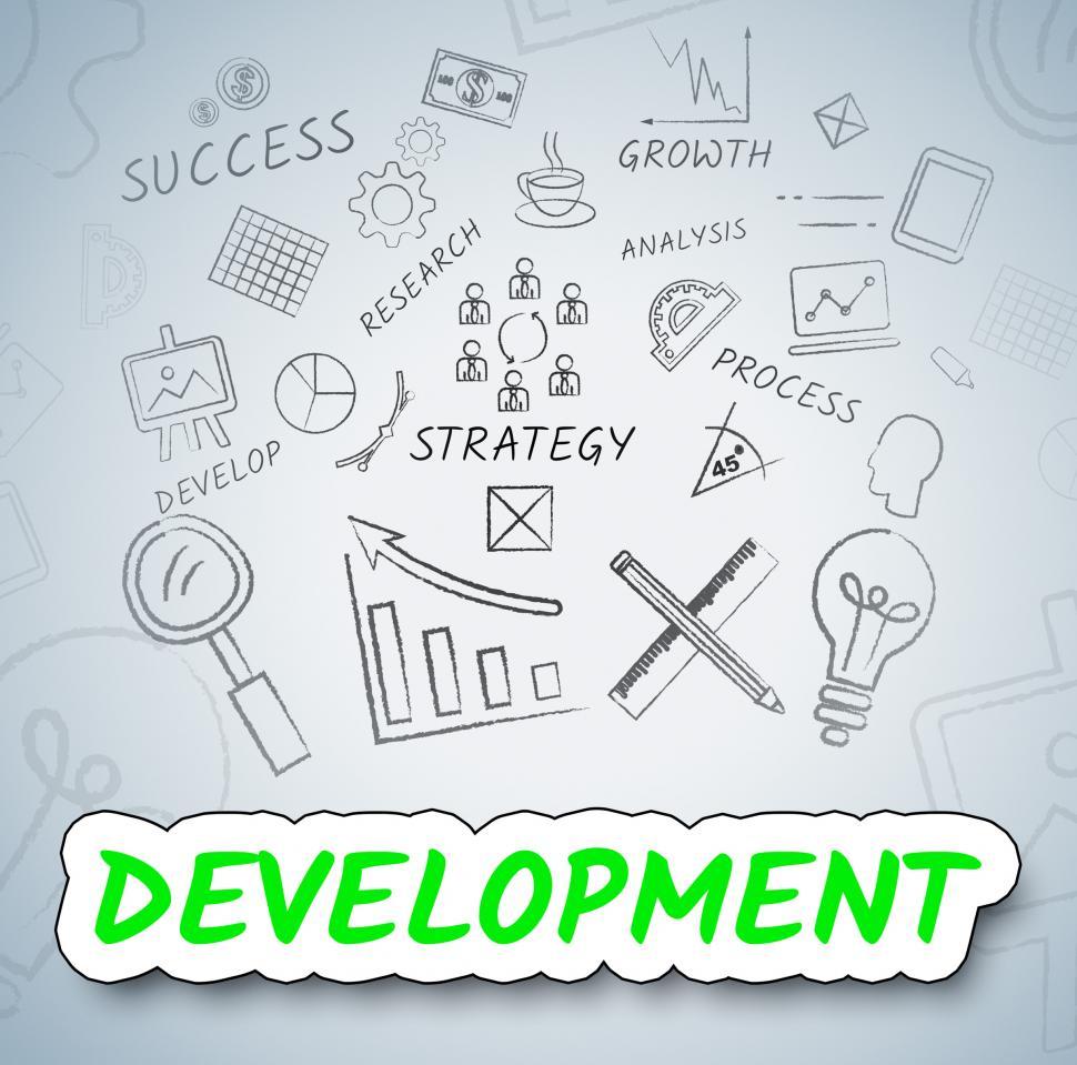 Free Image of Development Icons Means Growth Progress And Evolution 