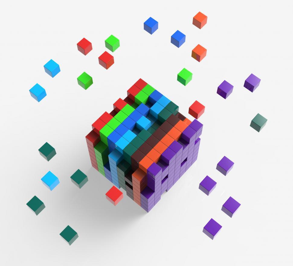 Free Image of Blocks scattered Showing Action And Solutions 