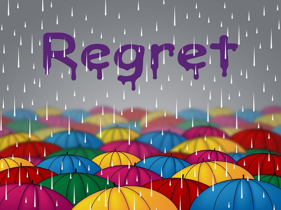 Free Image of Regret Rain Means Squall Umbrellas And Rainfall 