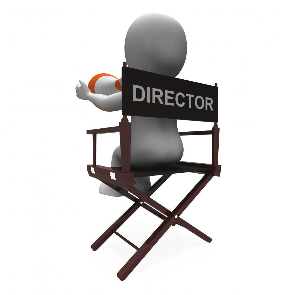 Free Image of Director Character Shows Hollywood Movie Directors Or Filmmaker 